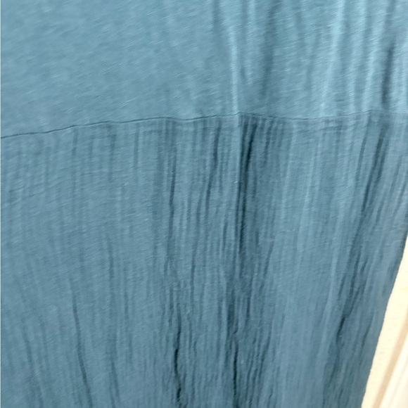 Velvet by Graham and Spencer Chic Teal Maxi Dress, Vintage Slub. Lightweight. S - Picture 2 of 16